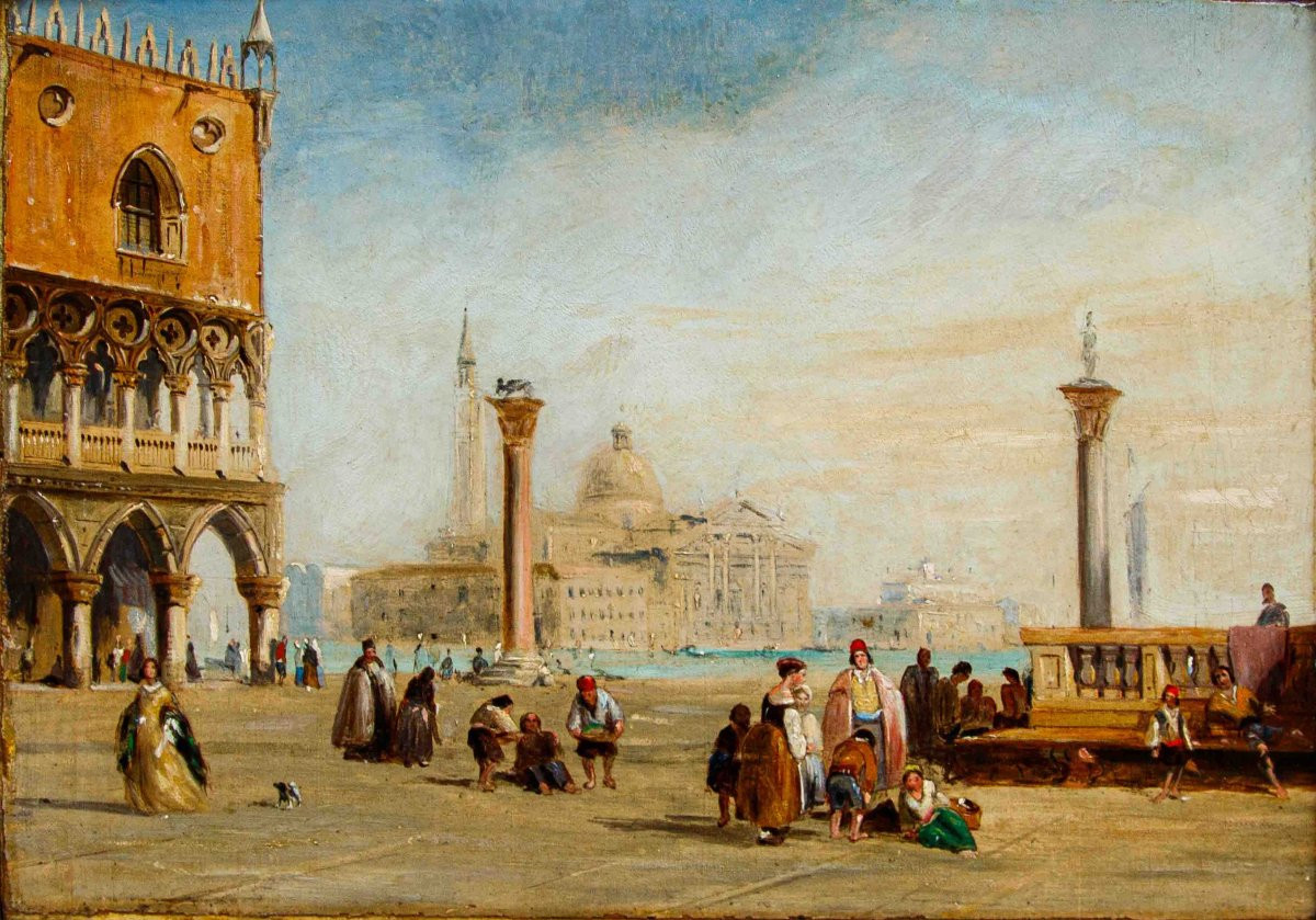Edward Pritchett (attivo tra il 1828 e il 1864), Veduta di Piazza San Marco-photo-6