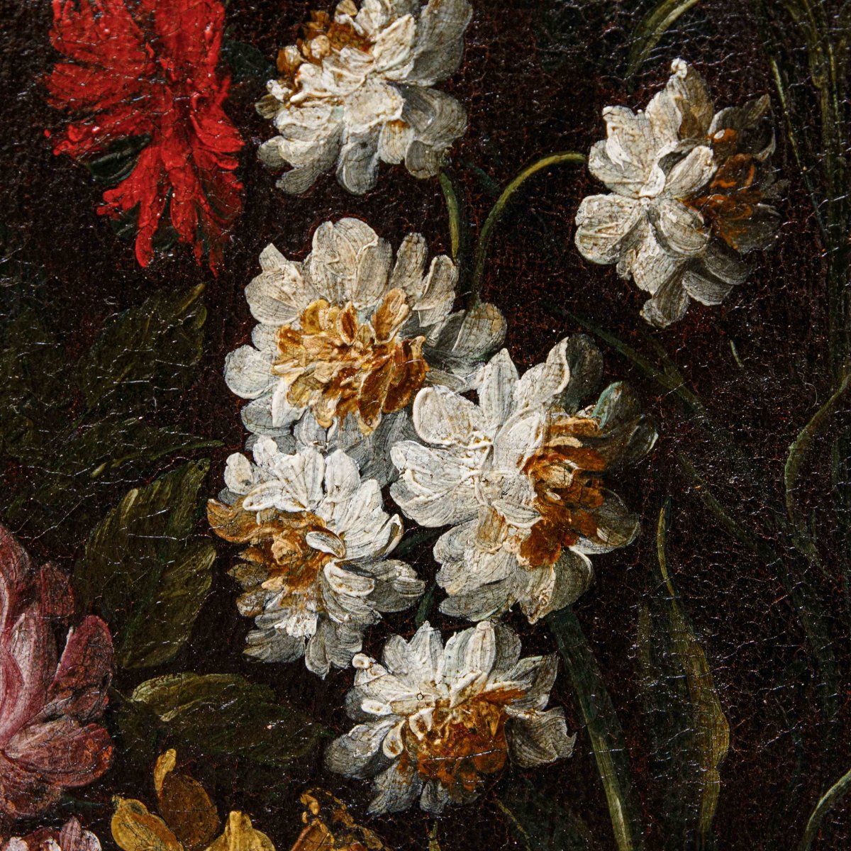 Scuola lombarda, XVII secolo, Natura morta con fiori-photo-3