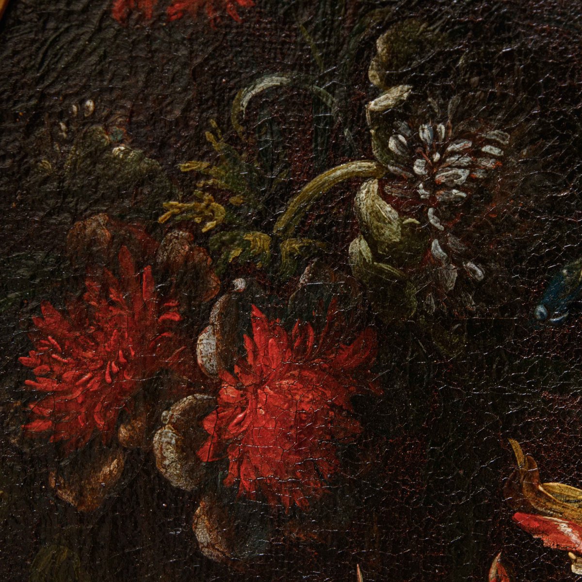 Scuola lombarda, XVII secolo, Natura morta con fiori-photo-3