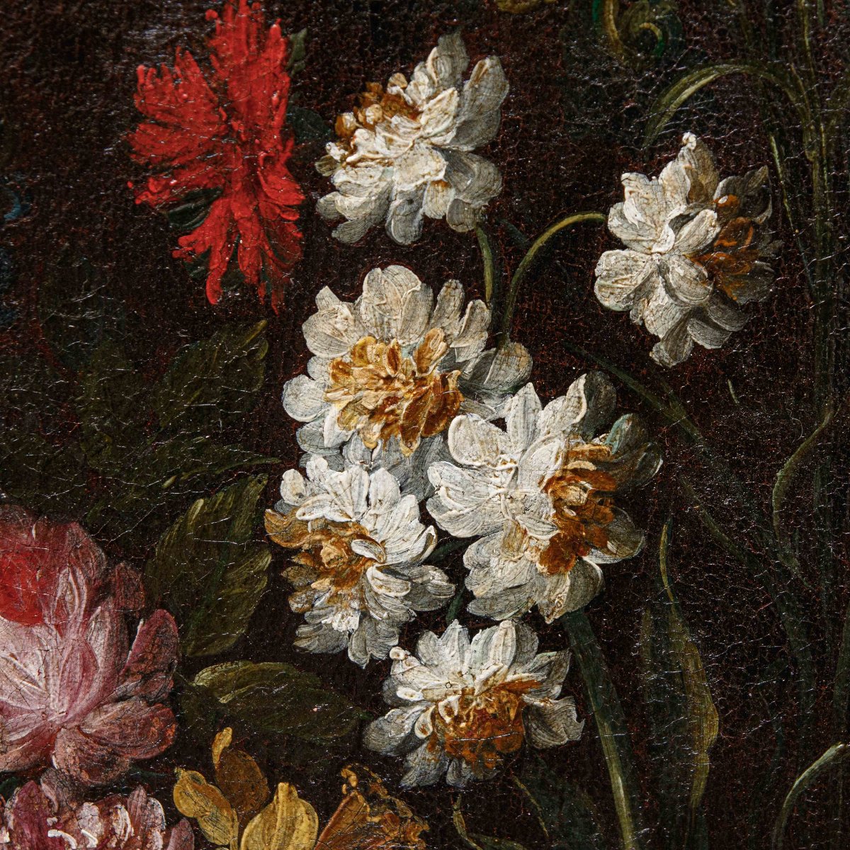 Scuola lombarda, XVII secolo, Natura morta con fiori-photo-4