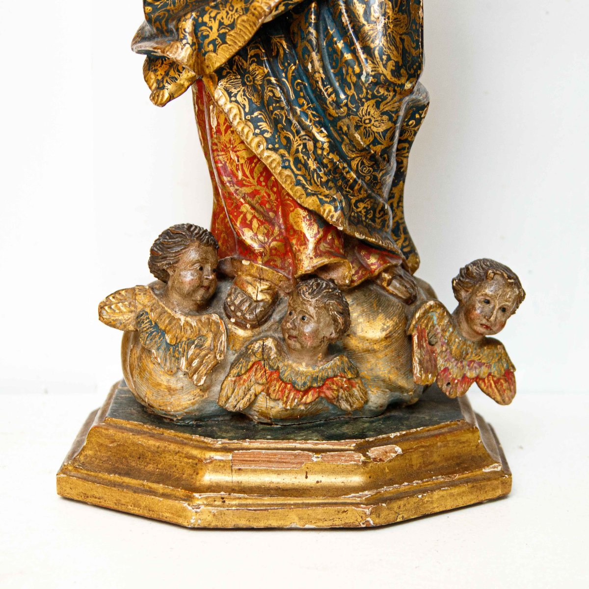 Scuola genovese, bottega di Anton Maria Maragliano, Madonna in gloria con il Bambino-photo-3