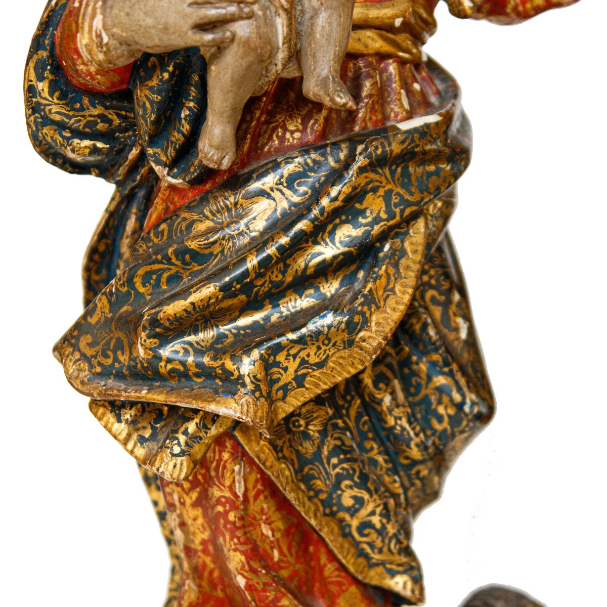 Scuola genovese, bottega di Anton Maria Maragliano, Madonna in gloria con il Bambino-photo-3