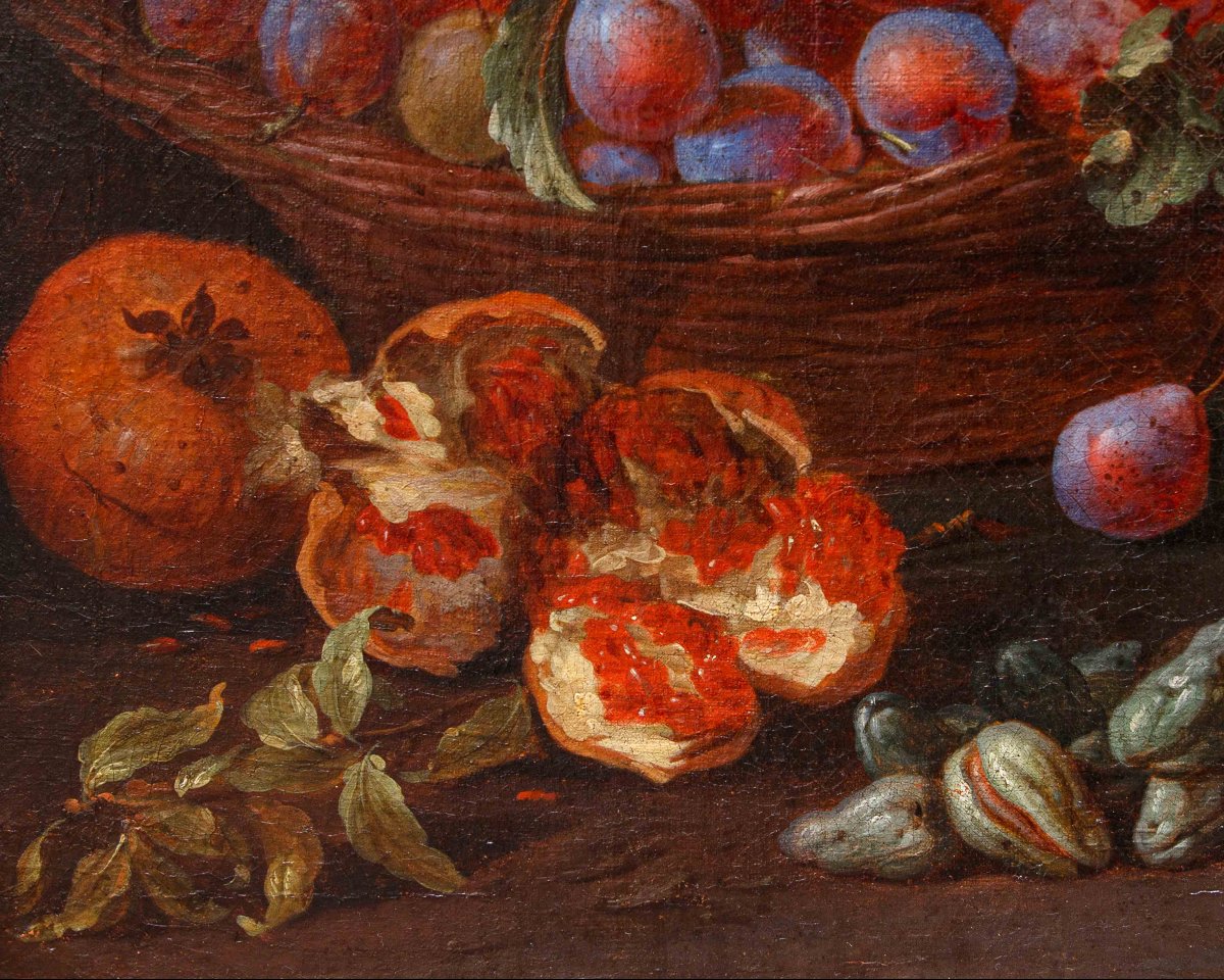 Adriaen van der Cabel (Rijswijk, 1630 o 1631 – Lione, 16 giugno 1705), Natura morta con cesti -photo-4