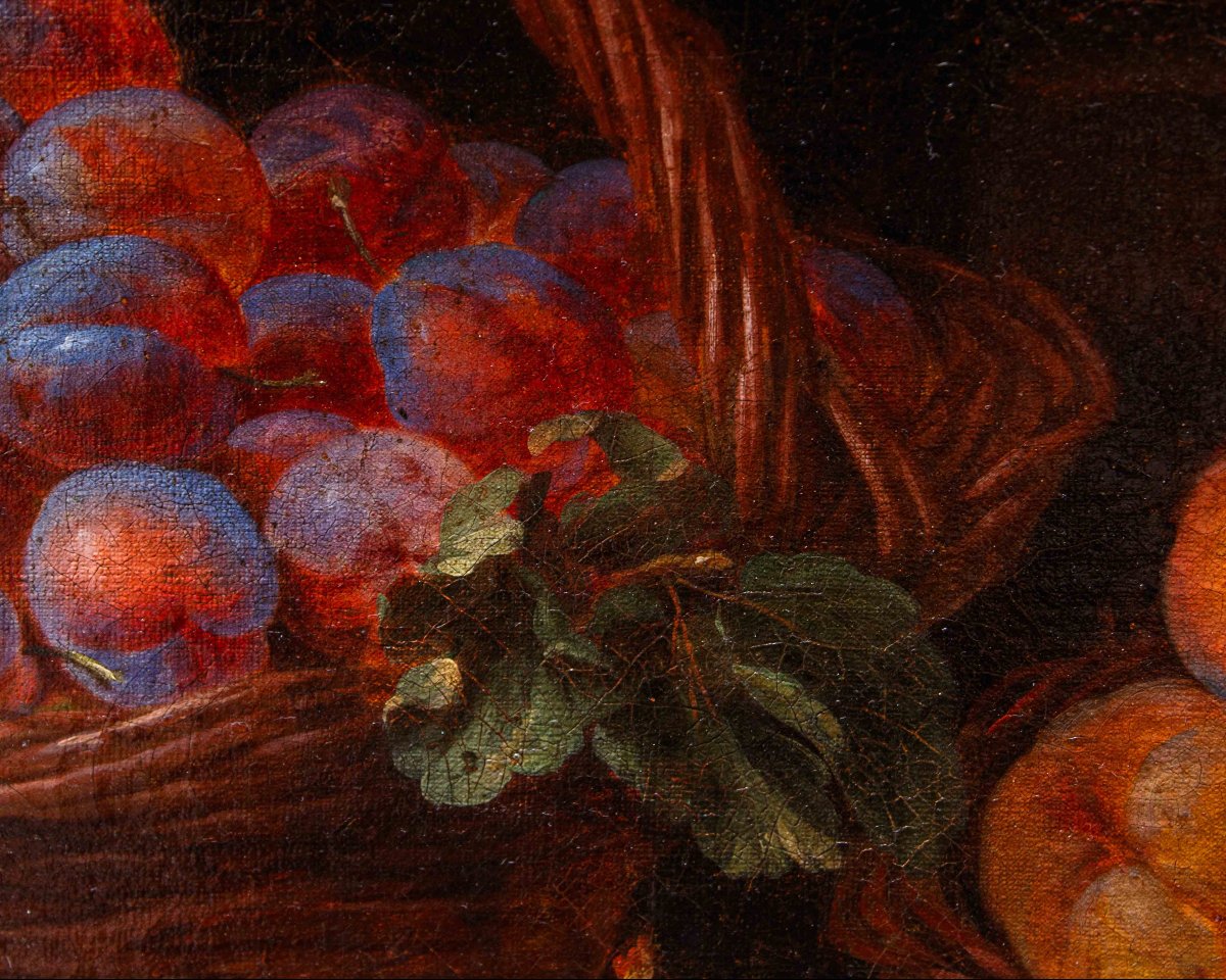 Adriaen van der Cabel (Rijswijk, 1630 o 1631 – Lione, 16 giugno 1705), Natura morta con cesti -photo-7