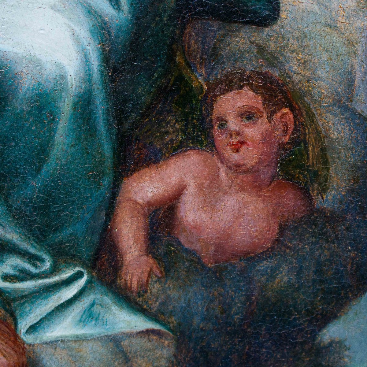 Scuola emiliana, XVIII secolo, Madonna con Bambino-photo-2