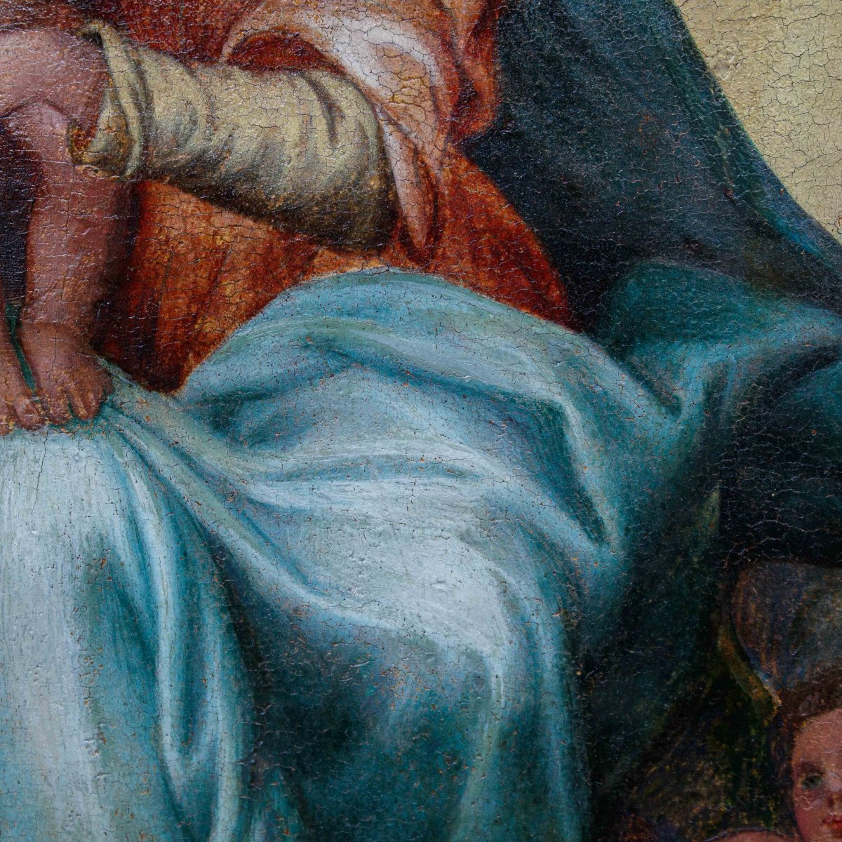 Scuola emiliana, XVIII secolo, Madonna con Bambino-photo-2