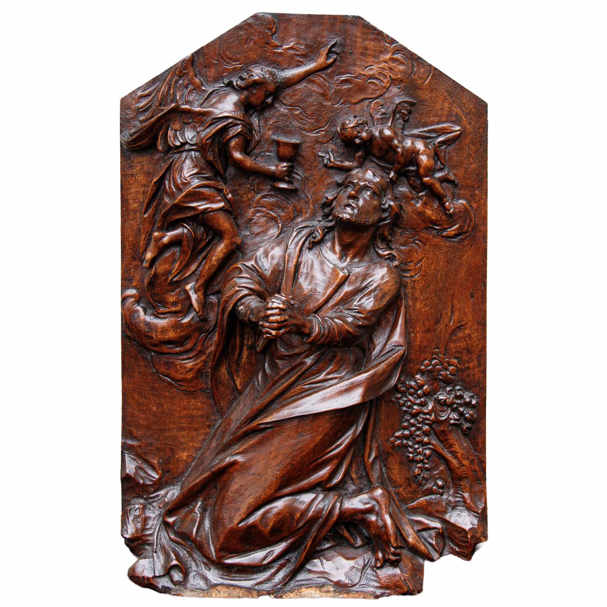 Cerchia di Giovan Battista Fattori (1696-Trento, 1776), Cristo nell’Orto degli ulivi-photo-1