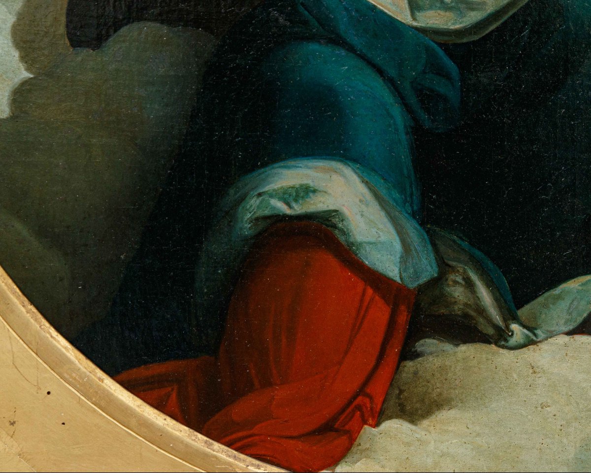 XIX secolo, da Benvenuto Tisi da Garofalo, detto Il Garofalo, Madonna in gloria con il Bambino-photo-4