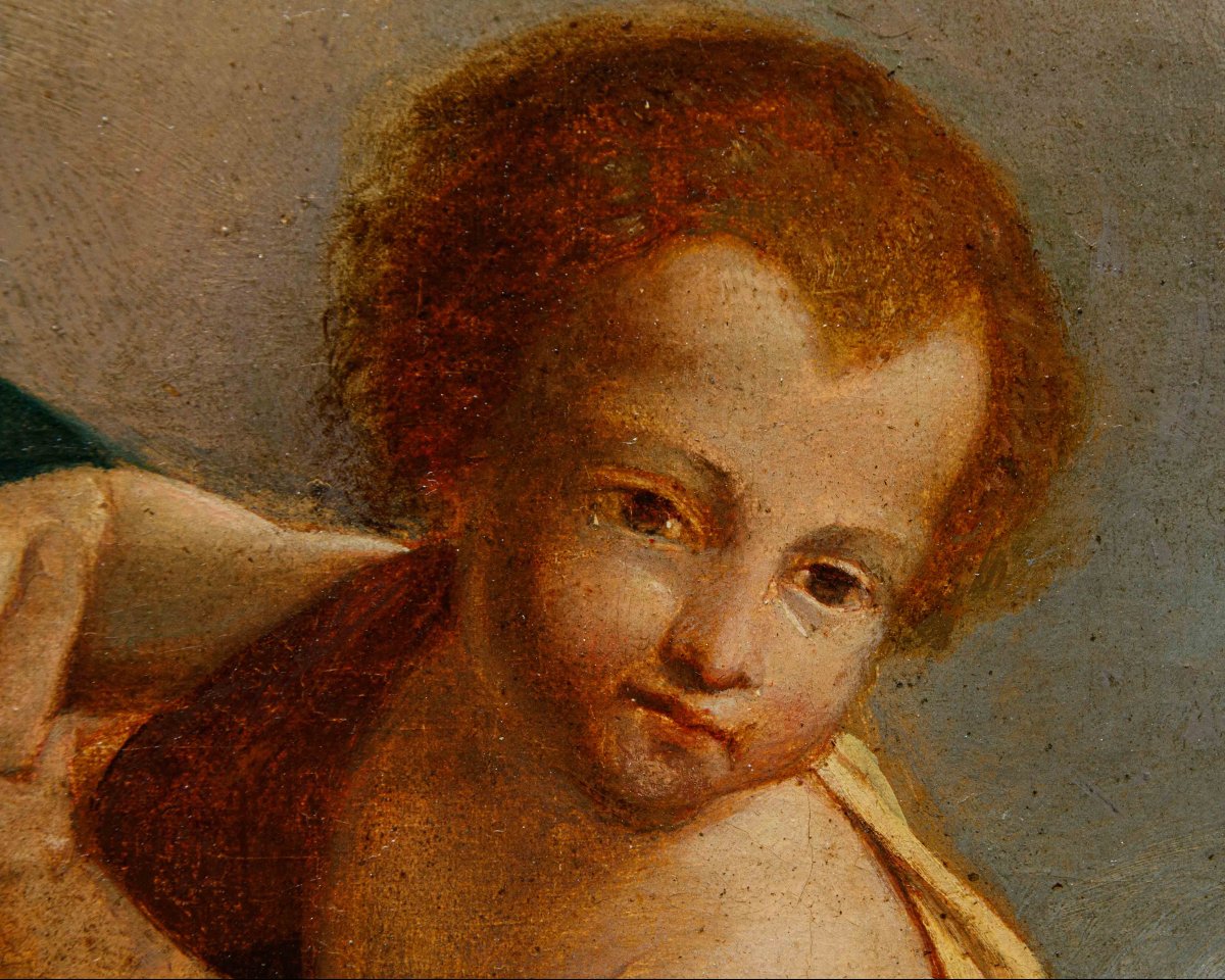 XIX secolo, da Benvenuto Tisi da Garofalo, detto Il Garofalo, Madonna in gloria con il Bambino-photo-5