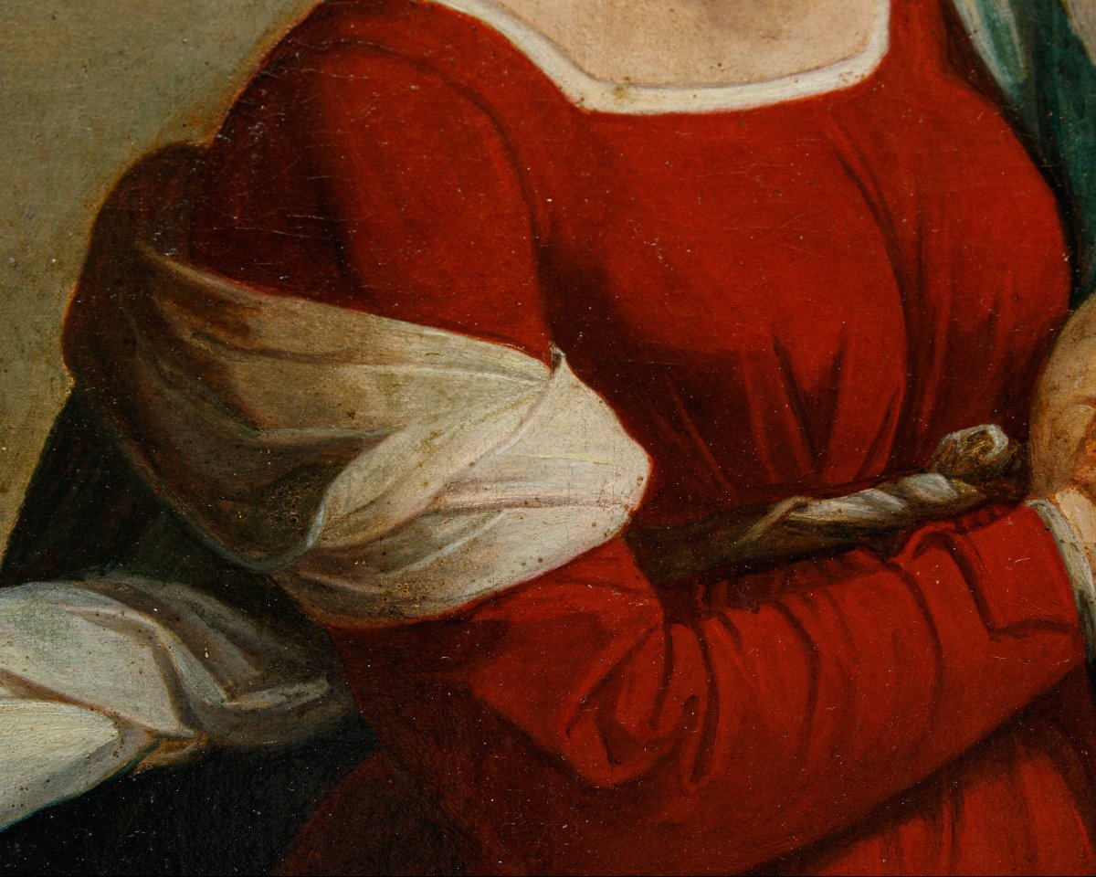 XIX secolo, da Benvenuto Tisi da Garofalo, detto Il Garofalo, Madonna in gloria con il Bambino-photo-8