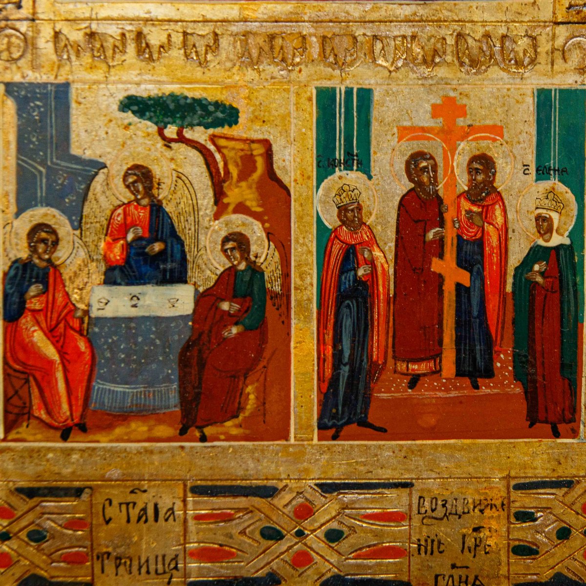 Russia, XIX secolo, Icona raffigurante le Dodici feste-photo-1