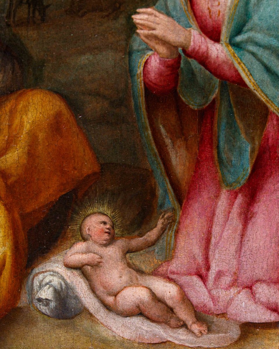 Francesco Del Brina (Firenze, 1529 – 1586), Natività-photo-2
