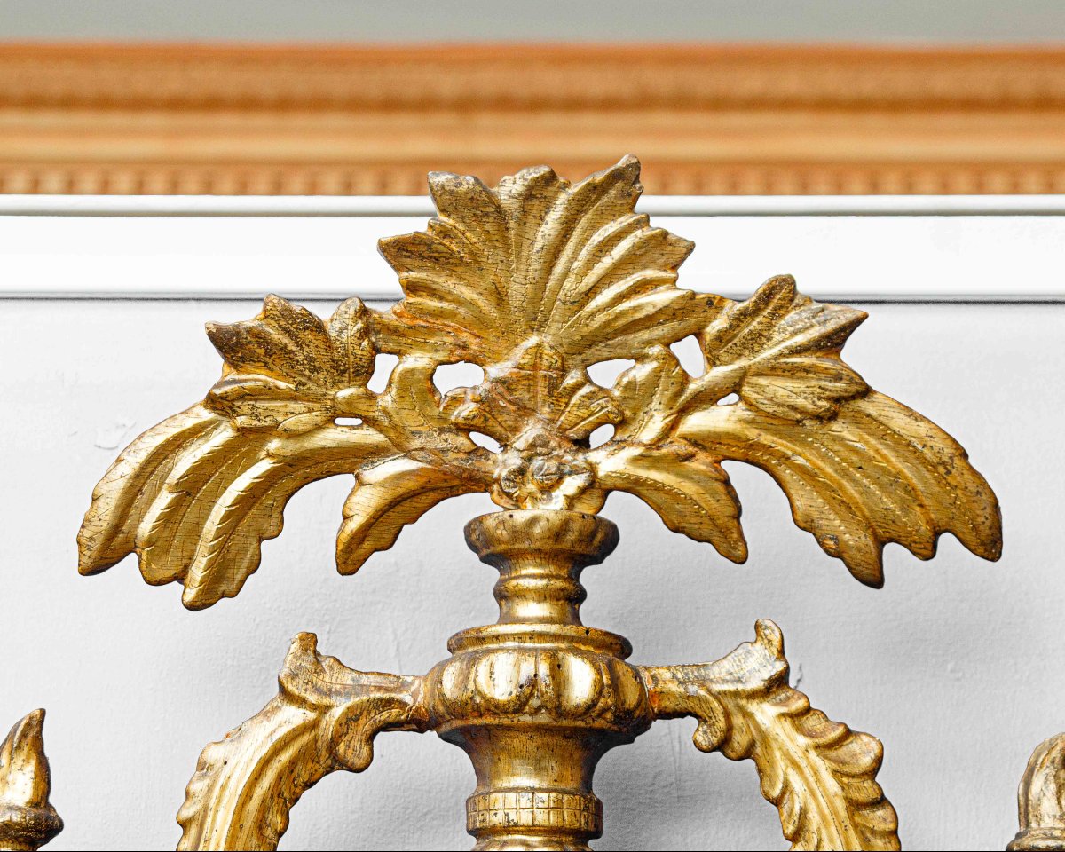 XVIII secolo, Luigi XVI, Napoli, Specchiera-photo-4