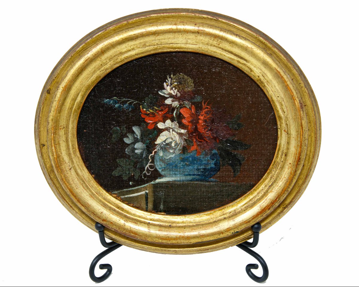 Francesco Lavagna (Napoli, 1684 – 1749), Nature morte con vaso di fiori-photo-2