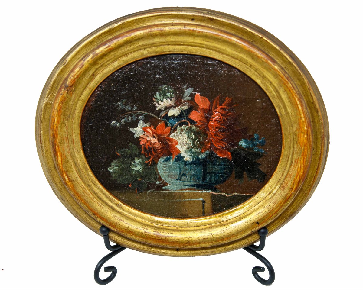 Francesco Lavagna (Napoli, 1684 – 1749), Nature morte con vaso di fiori-photo-4