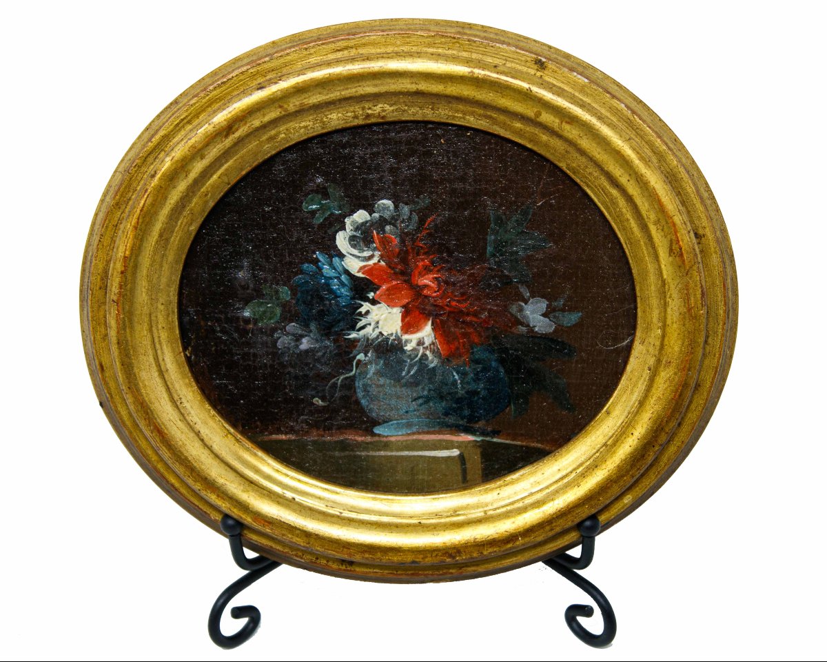 Francesco Lavagna (Napoli, 1684 – 1749), Nature morte con vaso di fiori-photo-2