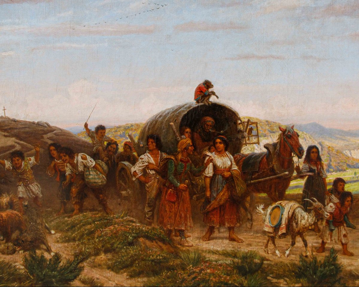 Adolf Northen (Münden, 6 novembre 1828 – Düsseldorf, 28 maggio 1876), Carovana in viaggio-photo-2