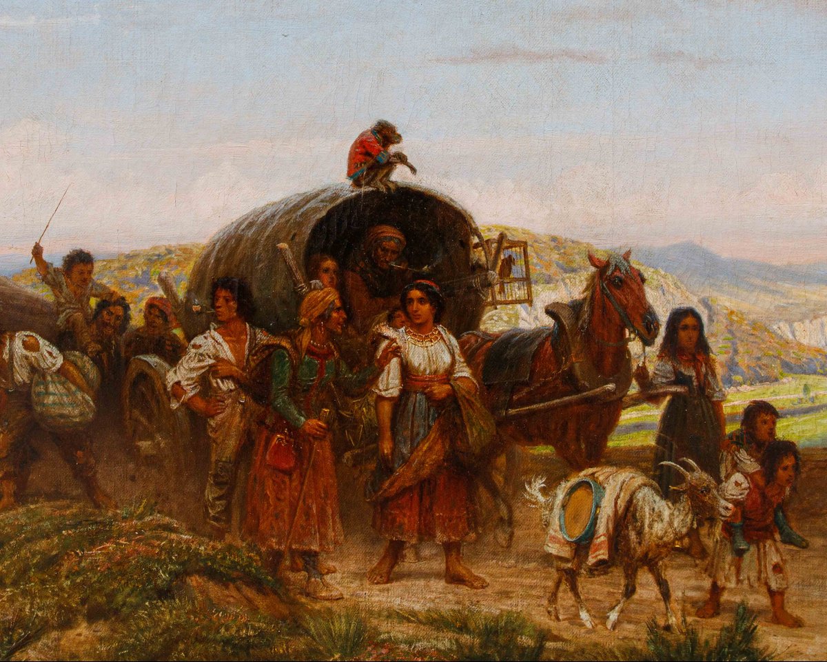Adolf Northen (Münden, 6 novembre 1828 – Düsseldorf, 28 maggio 1876), Carovana in viaggio-photo-3