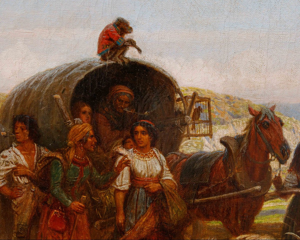 Adolf Northen (Münden, 6 novembre 1828 – Düsseldorf, 28 maggio 1876), Carovana in viaggio-photo-3