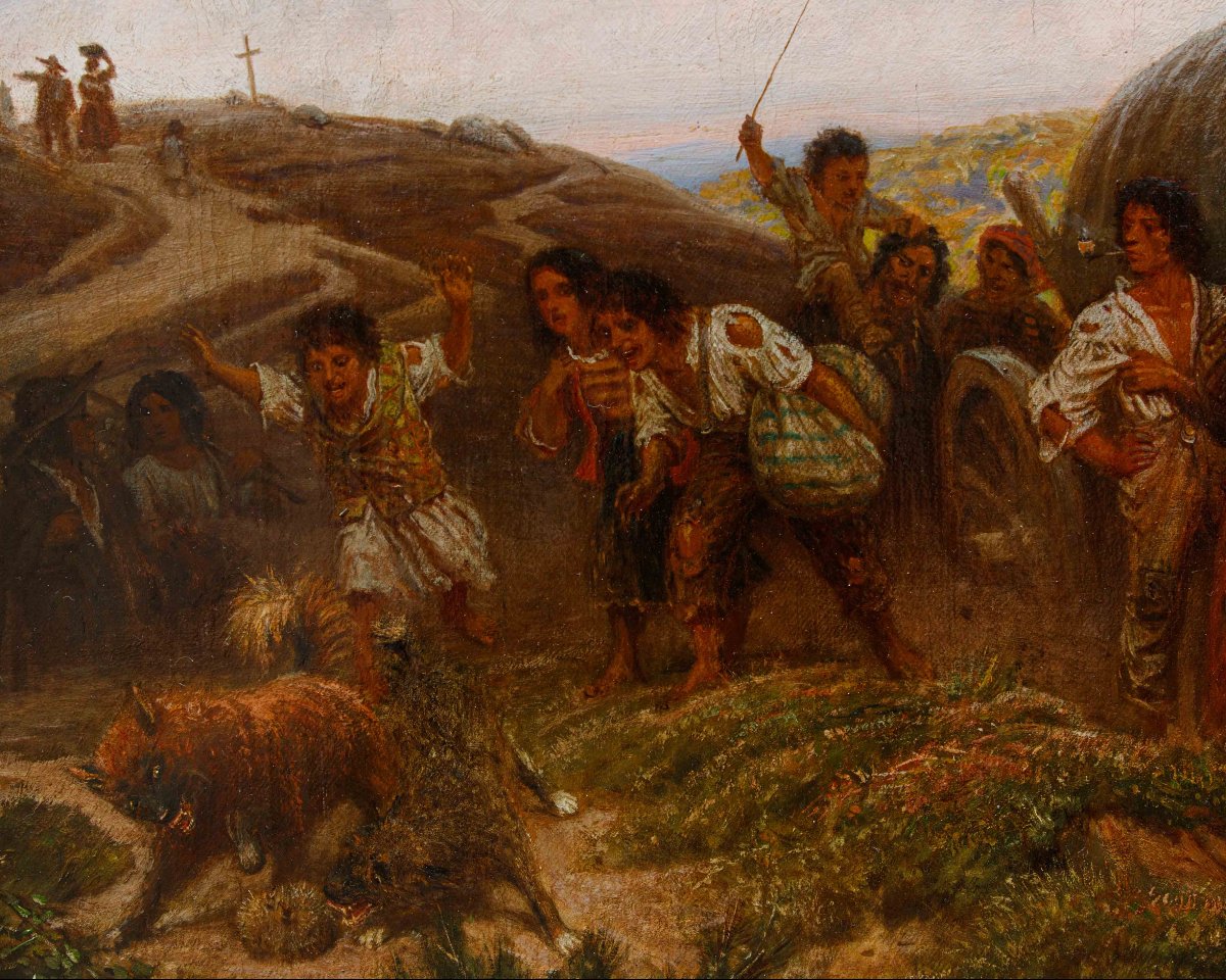 Adolf Northen (Münden, 6 novembre 1828 – Düsseldorf, 28 maggio 1876), Carovana in viaggio-photo-4