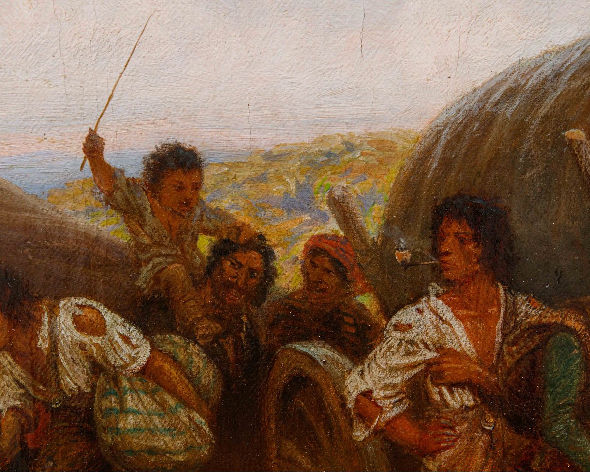 Adolf Northen (Münden, 6 novembre 1828 – Düsseldorf, 28 maggio 1876), Carovana in viaggio-photo-6