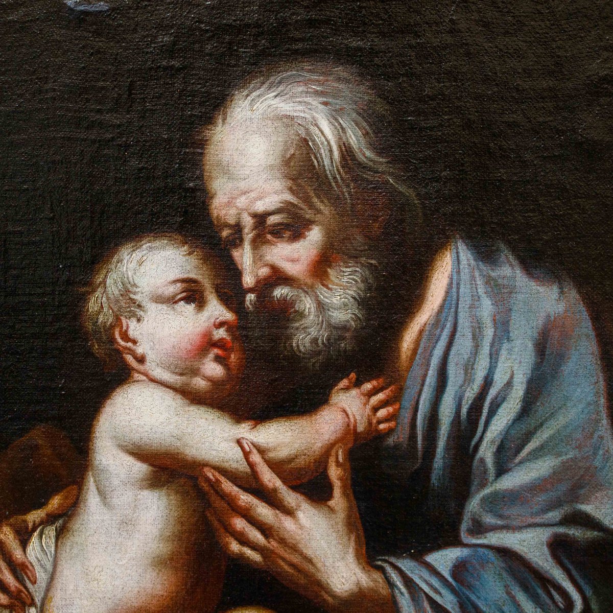 Seguace di Giuseppe Nogari (Venezia, 1699 – ivi, 1763), San Giuseppe con il Bambino-photo-6