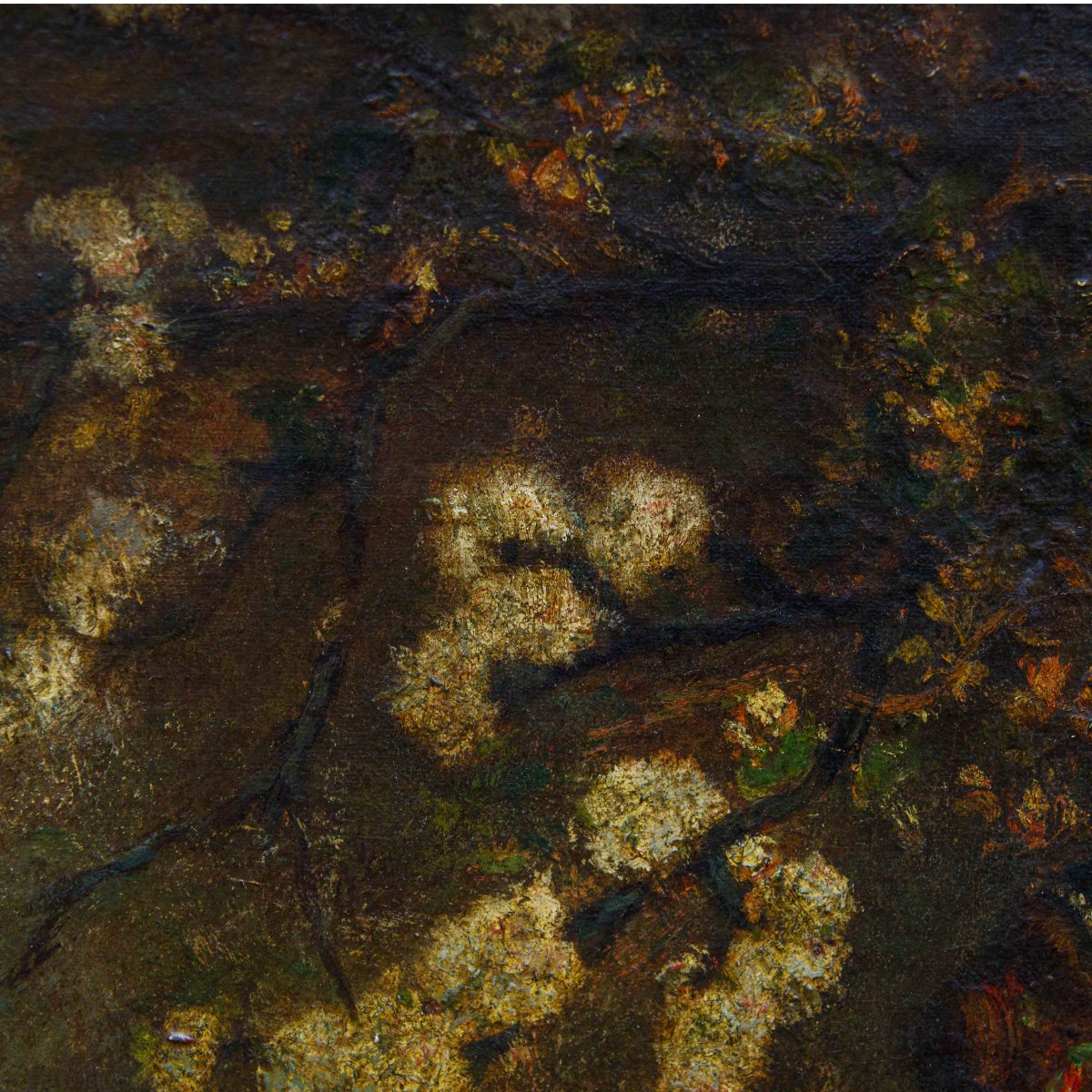 Nicolas Auguste Laurens (Pontailler-sur-Saône, 1829-1908), Donne che colgono fiori-photo-4