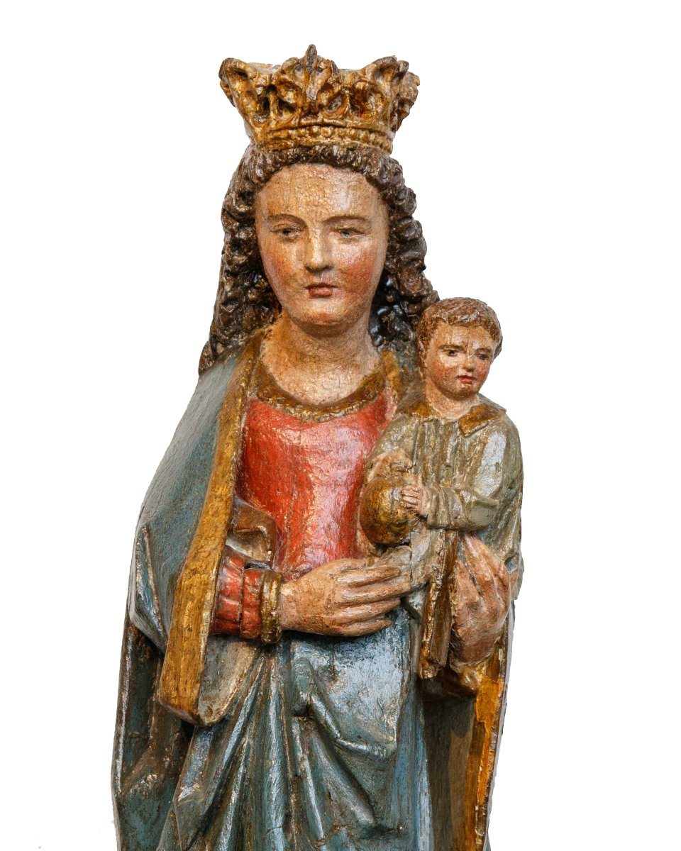 XVI secolo, scuola francese, Madonna con il Bambino-photo-2