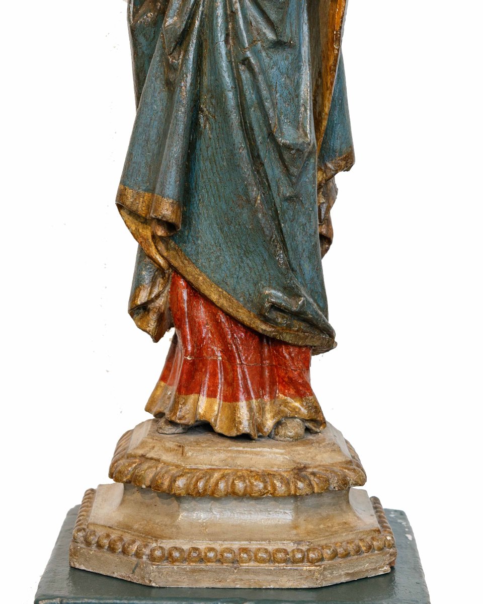 XVI secolo, scuola francese, Madonna con il Bambino-photo-3