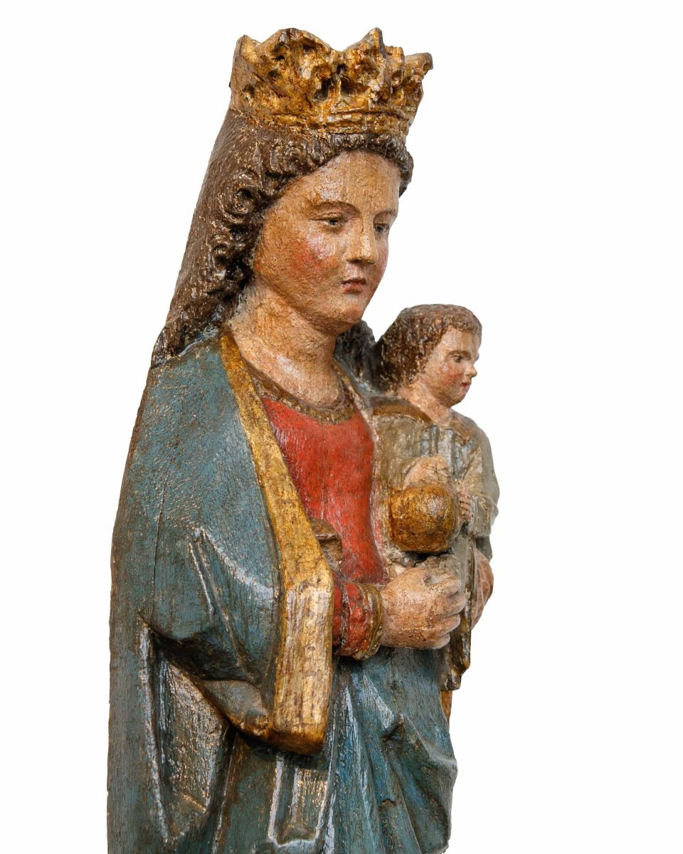 XVI secolo, scuola francese, Madonna con il Bambino-photo-2