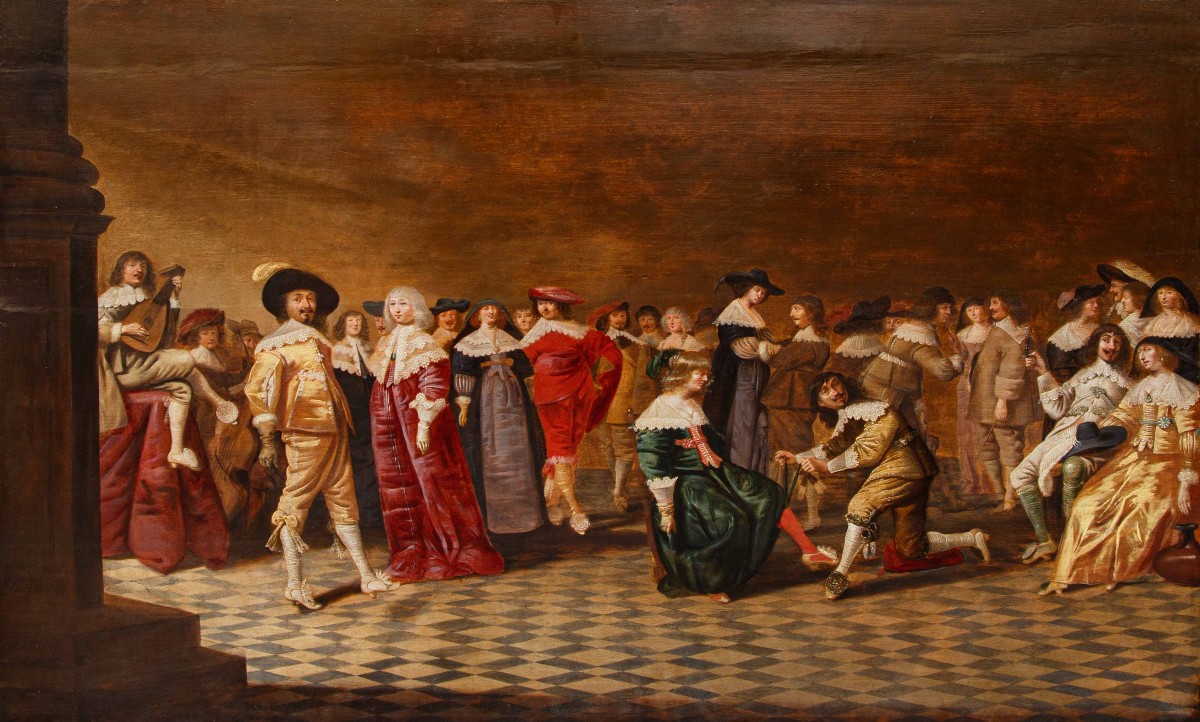 Scena di ballo – la giarrettiera