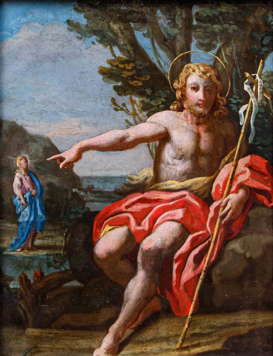 San Giovanni Battista che annuncia la venuta di Cristo