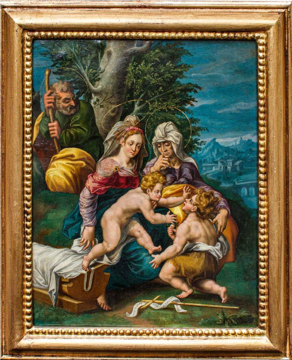 Sacra Famiglia con San Giovannino e Elisabetta-photo-2
