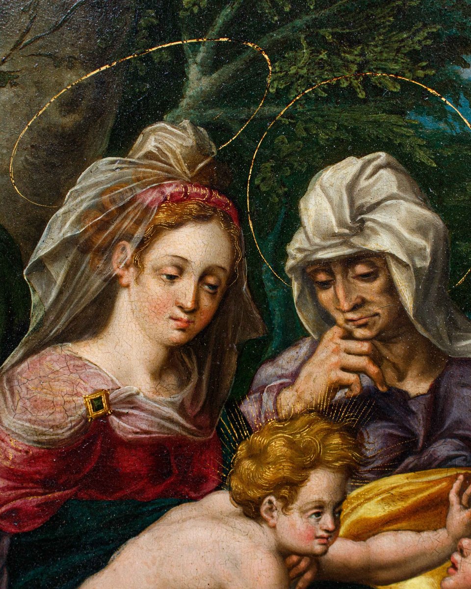 Sacra Famiglia con San Giovannino e Elisabetta-photo-2