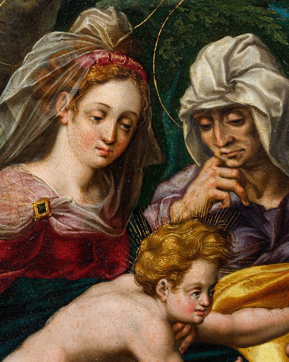 Sacra Famiglia con San Giovannino e Elisabetta-photo-4