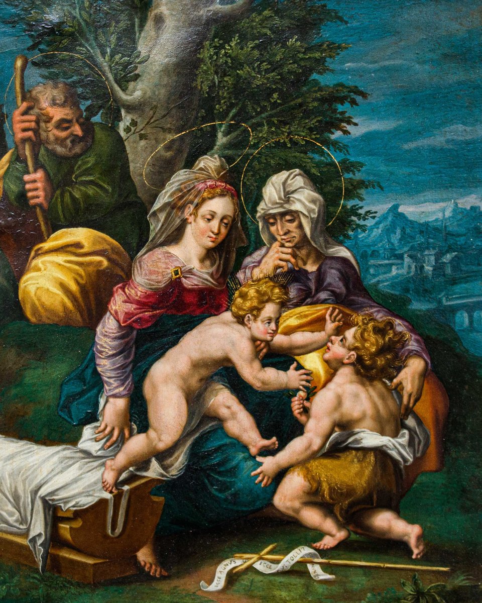 Sacra Famiglia con San Giovannino e Elisabetta-photo-6