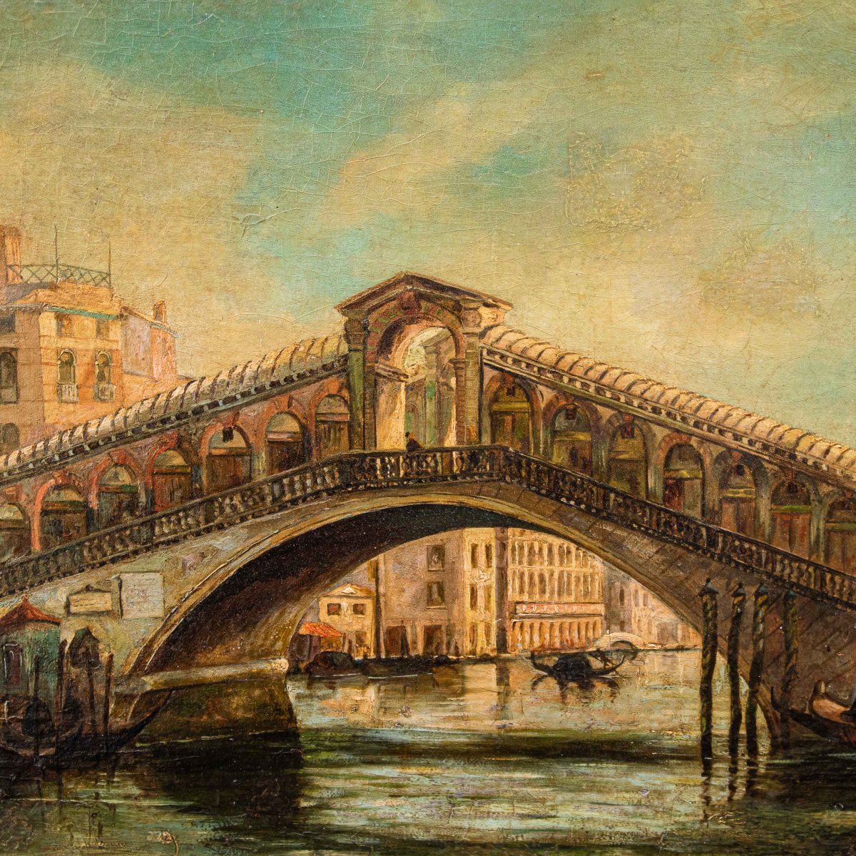 Veduta con il Ponte di Rialto-photo-3