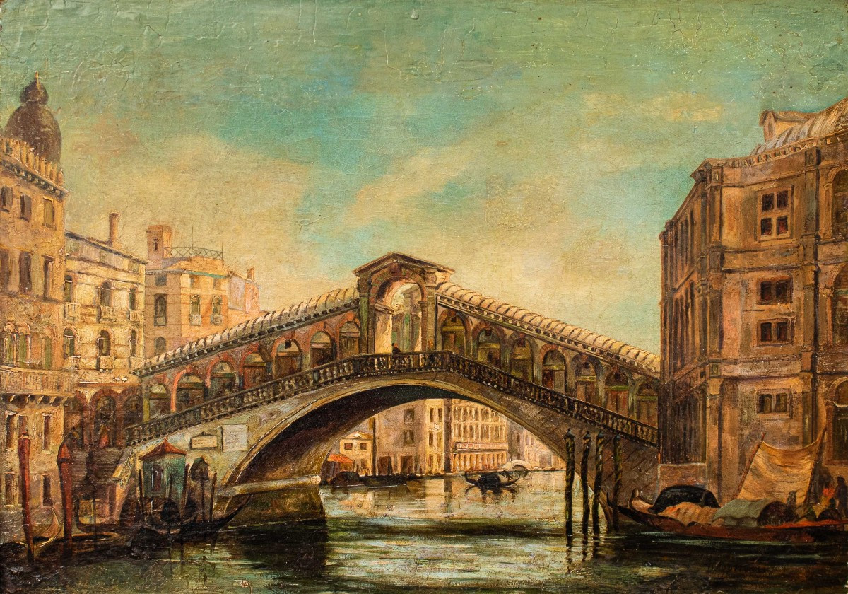 Veduta con il Ponte di Rialto