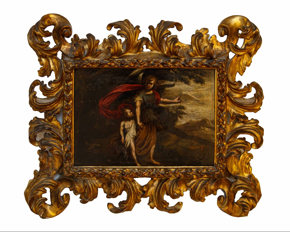 Scuola veronese, XVII secolo, Tobiolo e l’angelo