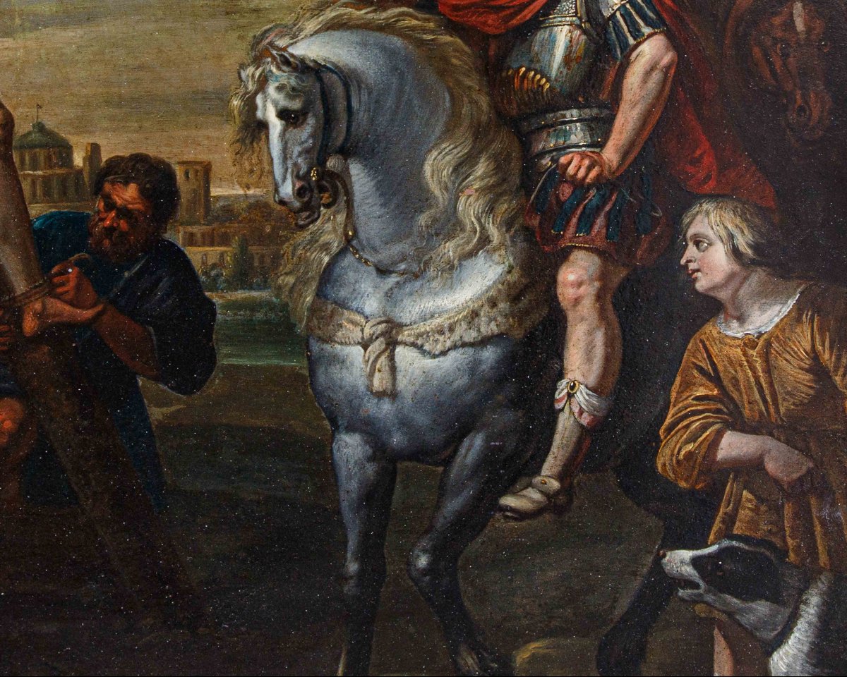Vincent Malò (Cambrai 1602/06-Roma 1644), La crocifissione di S. Andrea-photo-4