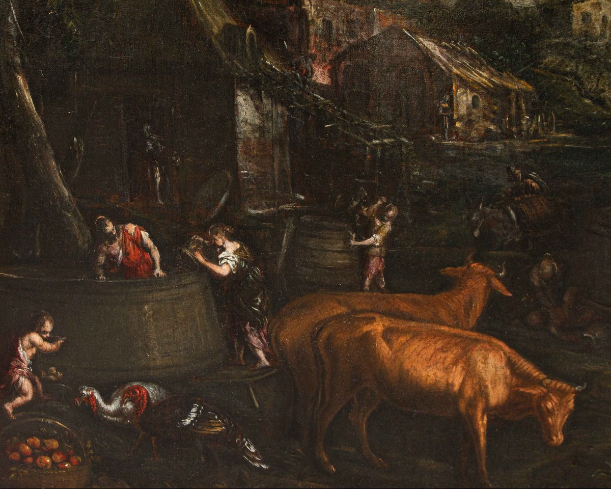 Francesco Bassano (Bassano, 1549 – Venezia, 1592), L'Autunno-photo-3