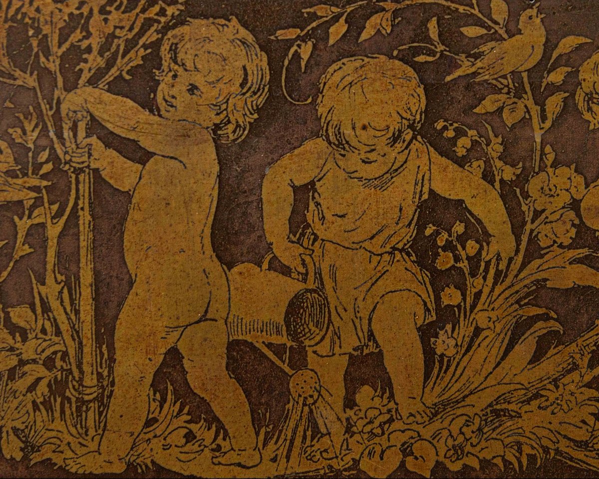 XVIII secolo, Allegorie delle stagioni con putti-photo-2