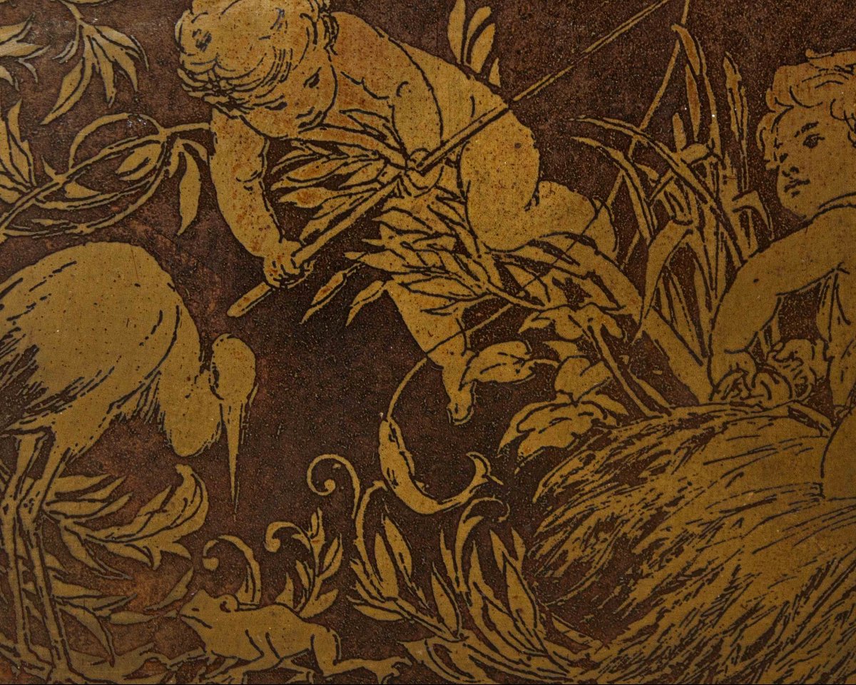 XVIII secolo, Allegorie delle stagioni con putti-photo-3