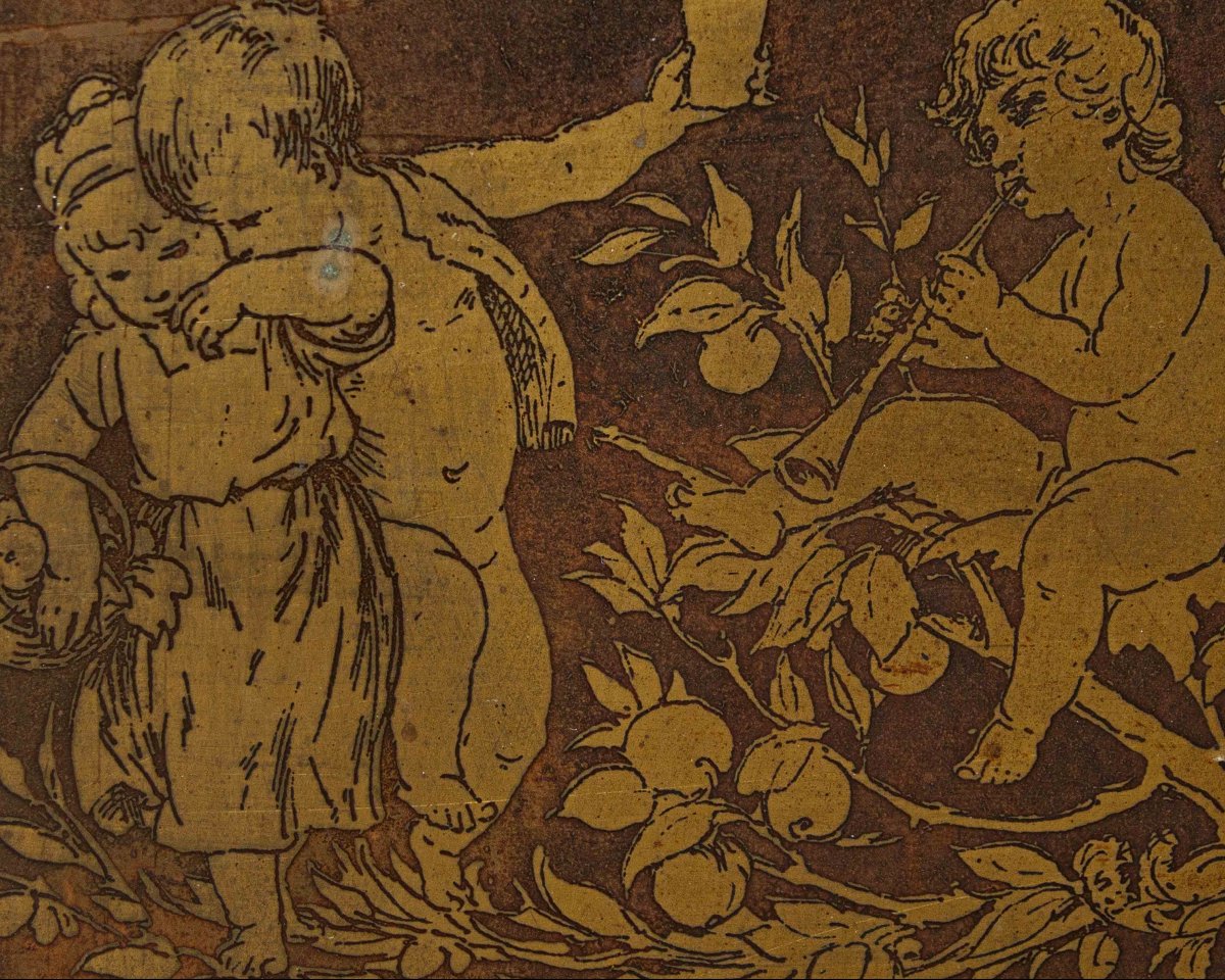 XVIII secolo, Allegorie delle stagioni con putti-photo-1