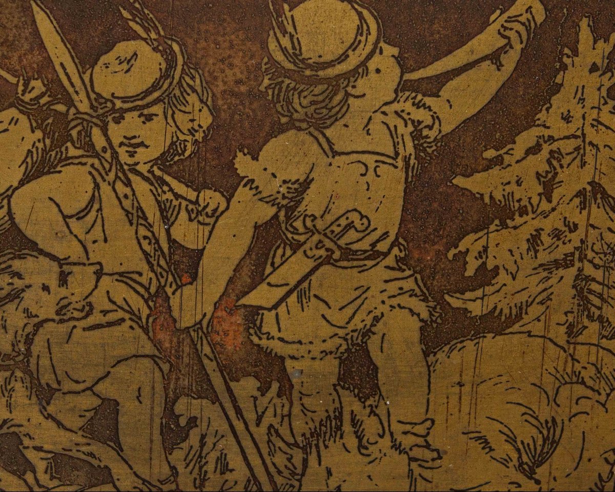XVIII secolo, Allegorie delle stagioni con putti-photo-2