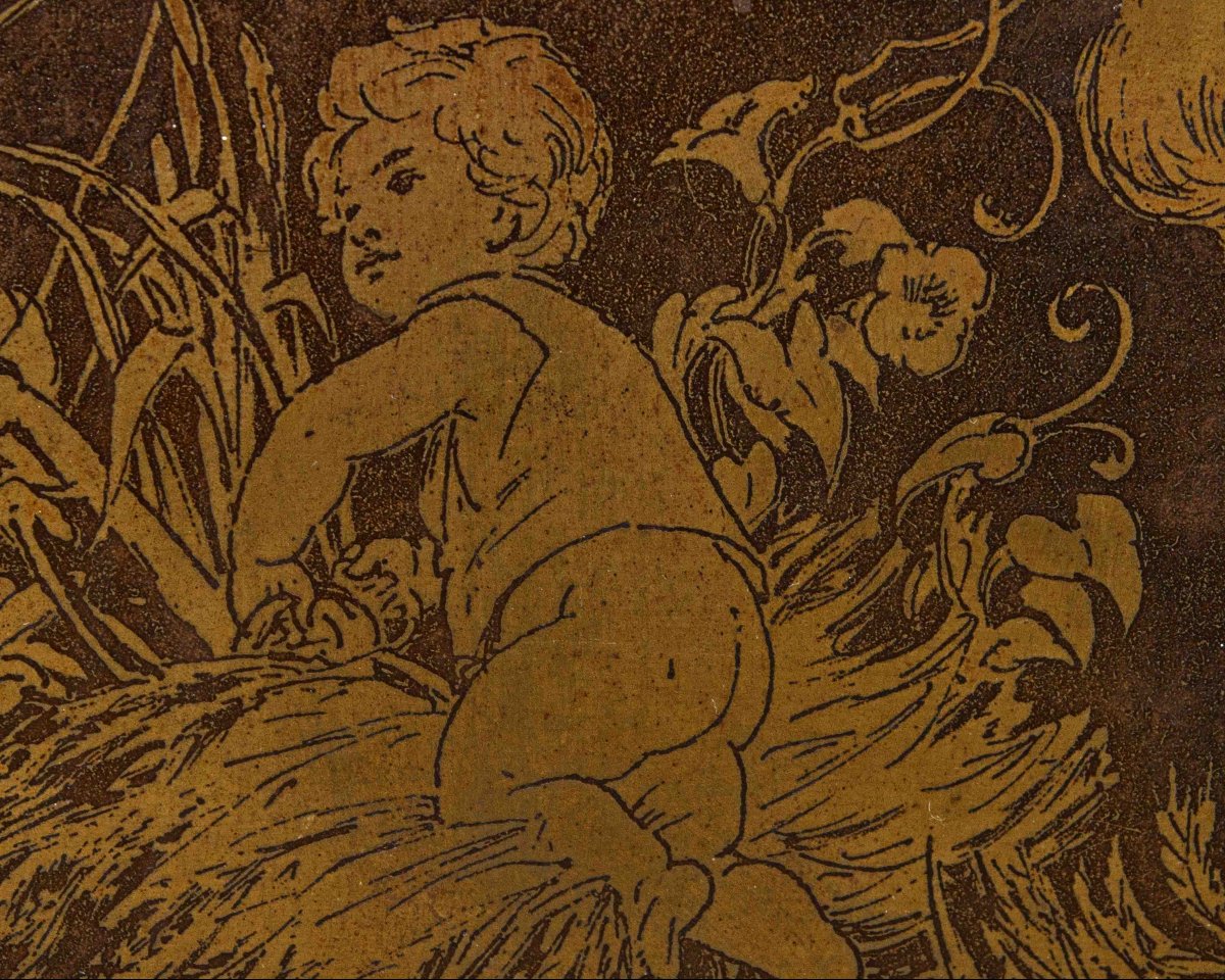 XVIII secolo, Allegorie delle stagioni con putti-photo-3