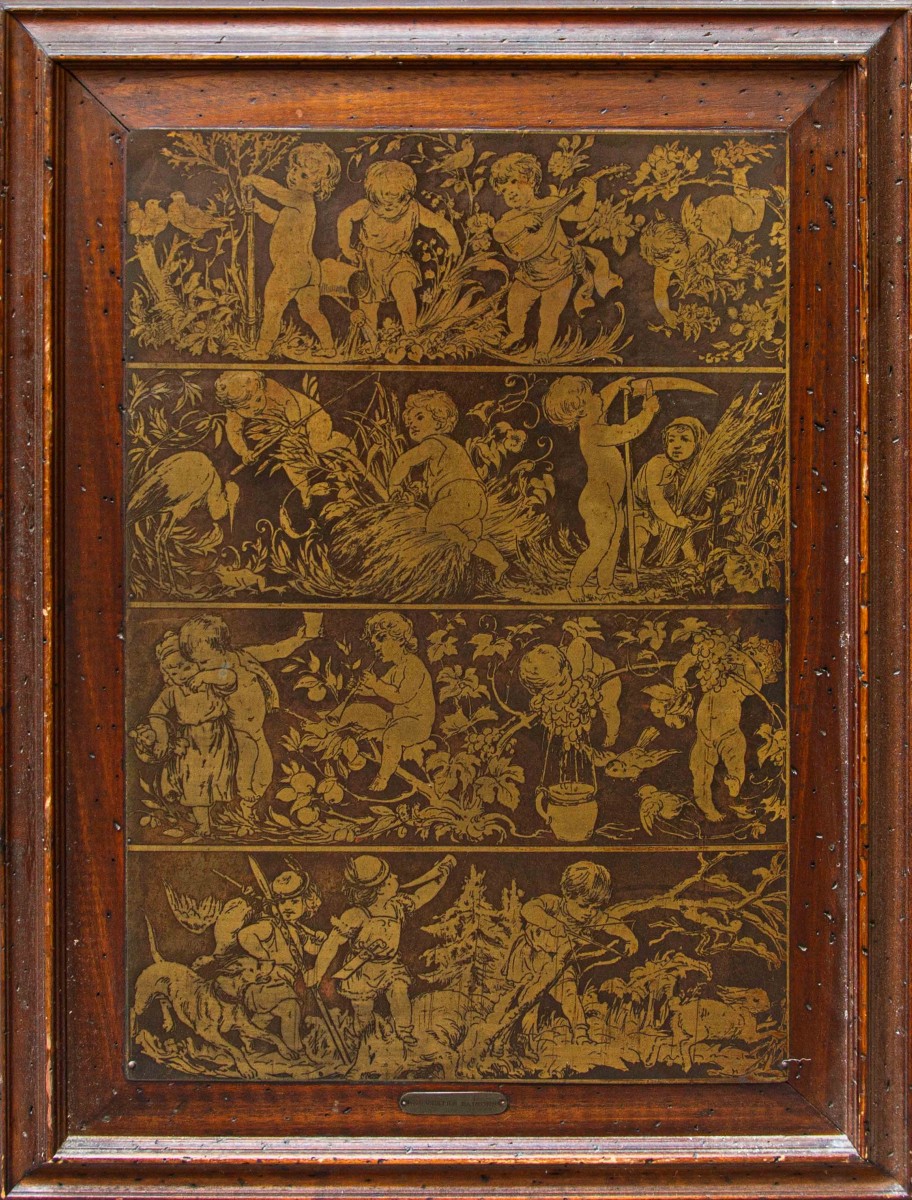 XVIII secolo, Allegorie delle stagioni con putti