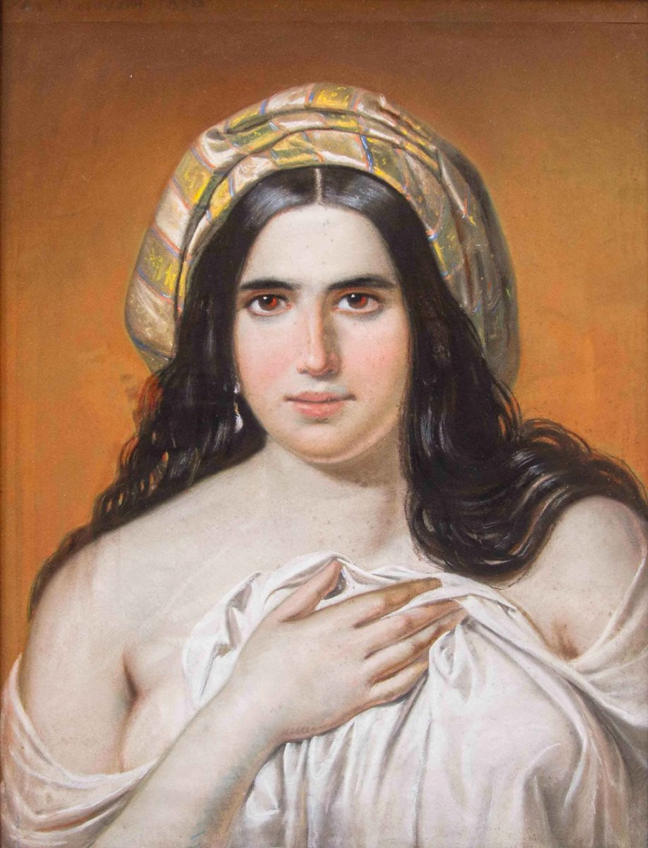Natale Schiavoni (Chioggia 1777 - Venezia 1858), Odalisca-photo-3