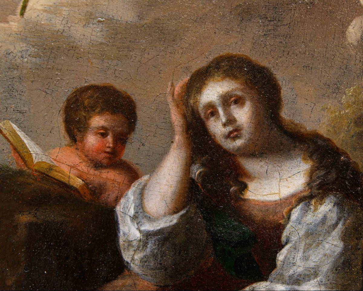 Artista fiammingo attivo in Italia, XVII Secolo, Maddalena penitente-photo-2