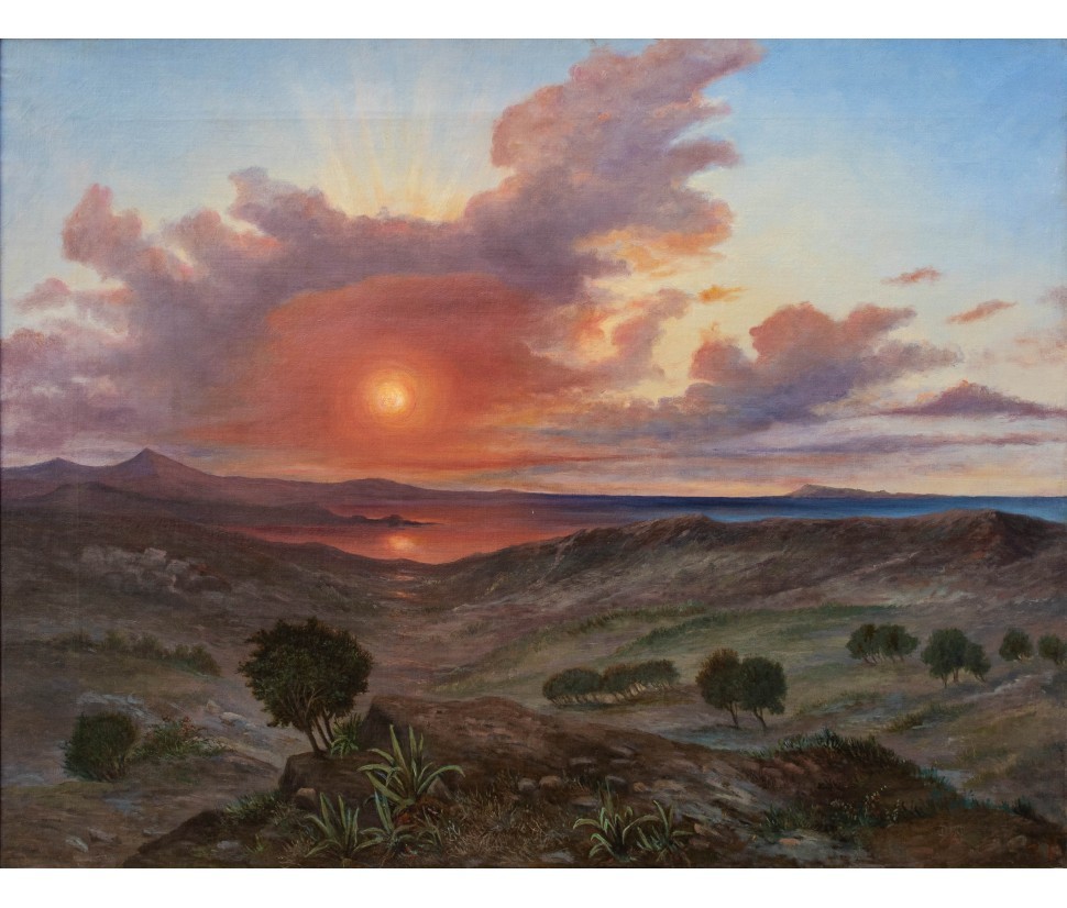 XIX secolo, Paesaggio al tramonto